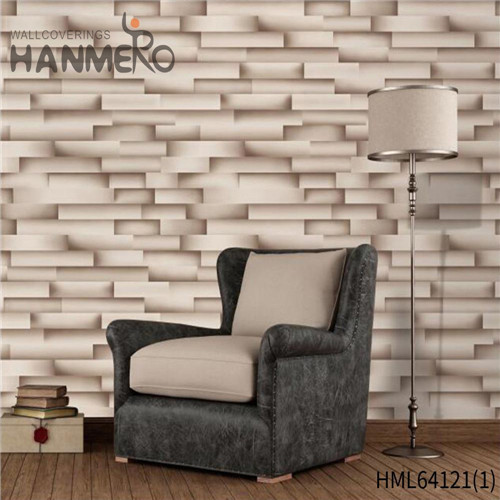 HANMERO New Style PVC Geometric 0.53*10M wall papers for walls Home Wall Flocking Modern