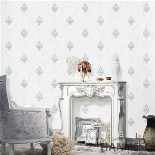 HANMERO PVC New Design wallpaper for sale Deep Embossed European Living Room 0.53M Flowers
