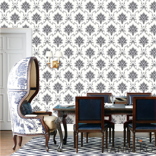 HANMERO PVC Living Room Flowers Deep Embossed European New Design 0.53M home wallpaper collection