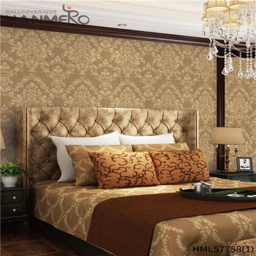 HANMERO PVC wallpaper in home decor Flowers Deep Embossed Pastoral Household 1.06*15.6M Hot Sex