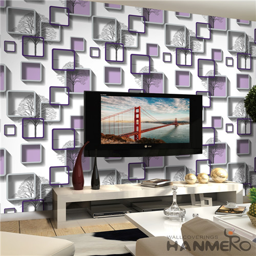 HANMERO Nightclub Affordable Landscape Technology Classic PVC 0.53M house wall wallpaper