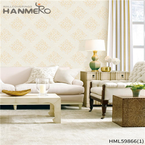 HANMERO decorative wallpaper Cheap Flowers Deep Embossed Pastoral Living Room 0.53*10M PVC