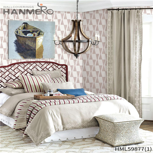 HANMERO PVC Cheap Flowers office wallpaper Pastoral Living Room 0.53*10M Deep Embossed