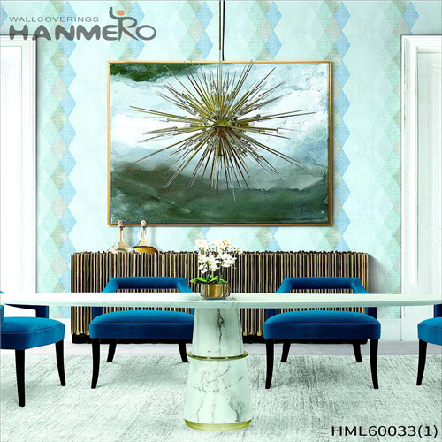 HANMERO Non-woven Top Grade Sofa background Technology European Geometric 0.53*10M shop wallpaper designs