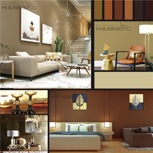 HANMERO Non-woven Awesome Solid Color Deep Embossed European wallpaper house and home 0.53*10M Study Room