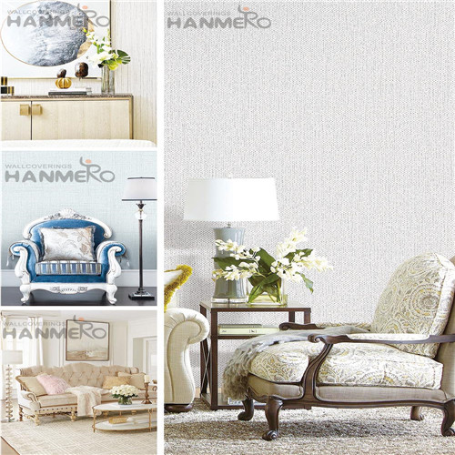 HANMERO Non-woven Affordable Solid Color Bronzing Classic Study Room 0.53*10M bathroom wallpaper