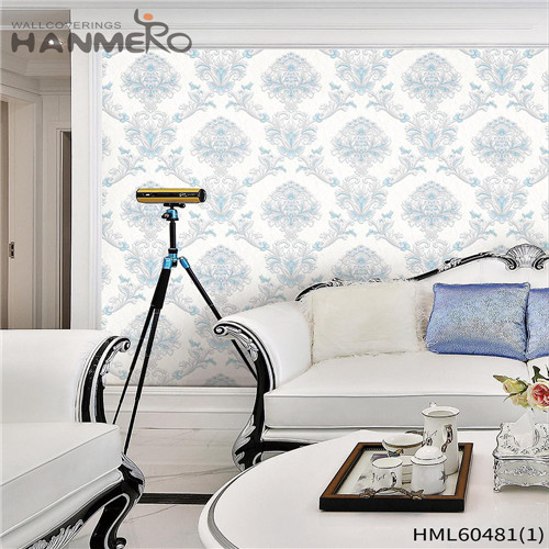 HANMERO PVC Manufacturer Damask Bronzing Mediterranean wallpaper online shop 0.53*10M Kids Room