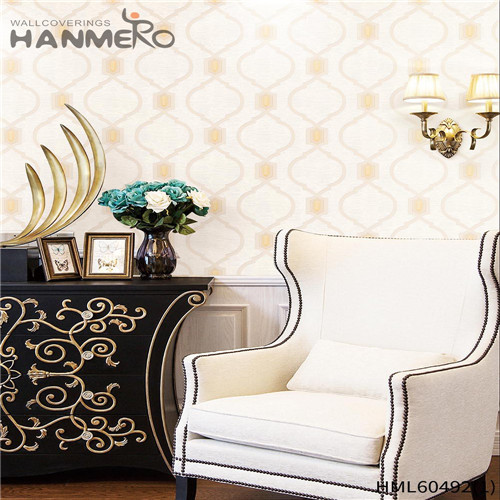 HANMERO PVC Manufacturer Damask 0.53*10M Mediterranean Kids Room Bronzing where to buy temporary wallpaper