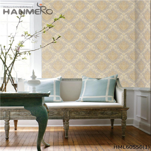 HANMERO PVC Nature Sense Stripes Deep Embossed Classic Nightclub 0.53*10M background wallpaper