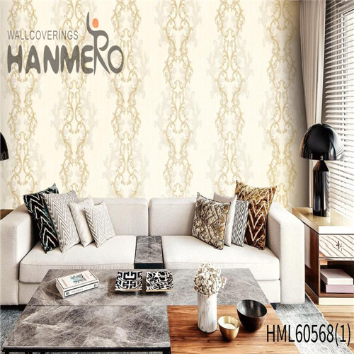 HANMERO PVC Nature Sense Stripes Deep Embossed Classic home decor wallpaper 0.53*10M Nightclub