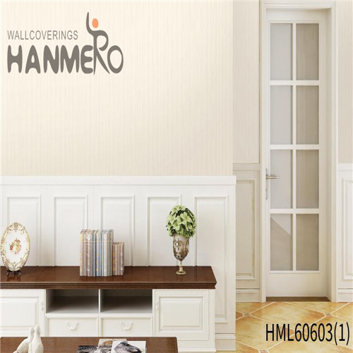HANMERO Classic Nature Sense Stripes Deep Embossed PVC Nightclub 0.53*10M retro wallpaper