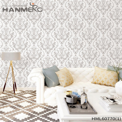 HANMERO PVC Newest Flowers Bronzing Contemporary Bed Room 0.53M online wallpaper