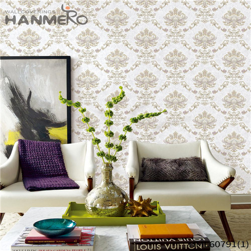 HANMERO PVC Newest Flowers discontinued wallpaper Contemporary Bed Room 0.53M Bronzing