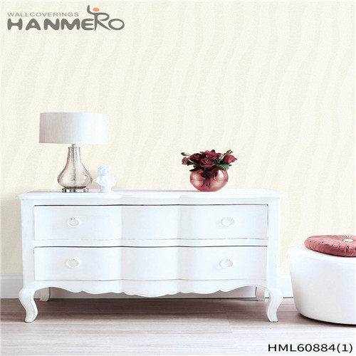HANMERO European Seller Floral Flocking PVC House 0.53M wallpaper patterns for kitchen