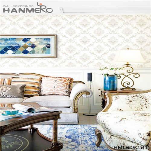 HANMERO PVC Sex living room wallpaper Flocking Mediterranean Kids Room 0.53*10M Leather