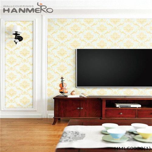 HANMERO PVC Sex Leather Flocking online wallpaper store Kids Room 0.53*10M Mediterranean