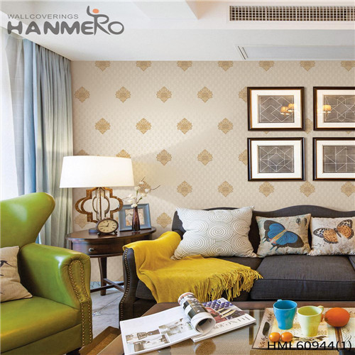 HANMERO PVC Sex Leather 0.53*10M Mediterranean Kids Room Flocking more wallpapers