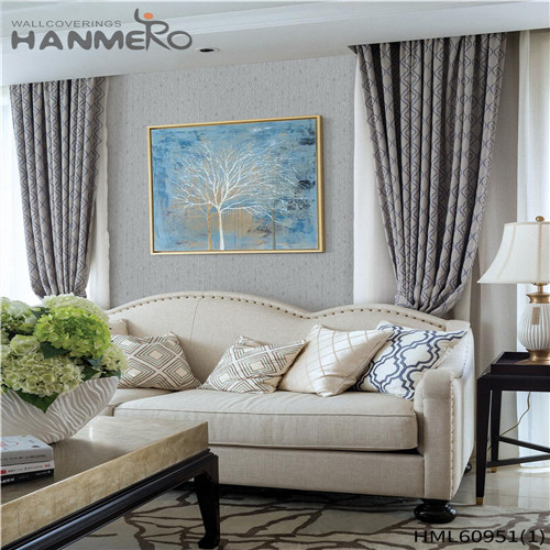 HANMERO PVC Sex Leather Flocking Mediterranean 0.53*10M Kids Room home wall design wallpaper