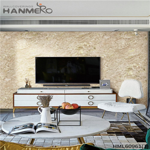 HANMERO PVC Sex Leather Kids Room Mediterranean Flocking 0.53*10M home furnishing wallpaper