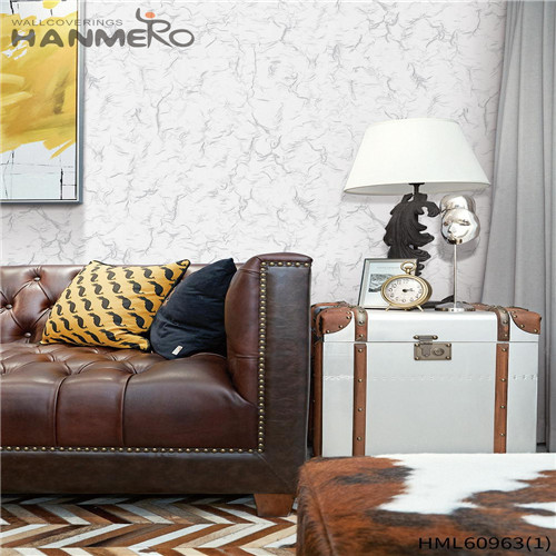 HANMERO PVC Sex Leather Flocking Kids Room Mediterranean 0.53*10M quality wallpaper for home