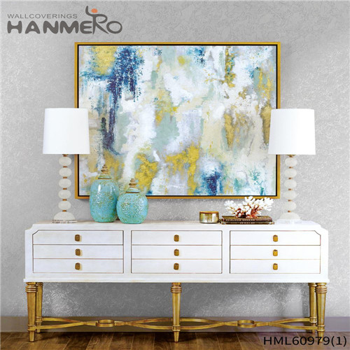 HANMERO PVC Sex Leather Mediterranean Flocking Kids Room 0.53*10M room wallpaper online