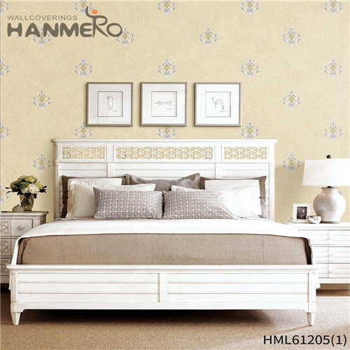 HANMERO PVC wallpaper home Bamboo Flocking Chinese Style Theatres 0.53*10M Professional