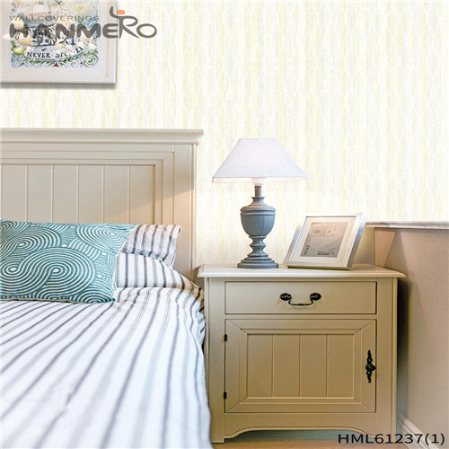 HANMERO PVC Professional Bamboo Theatres Chinese Style Flocking 0.53*10M wallpaper in house