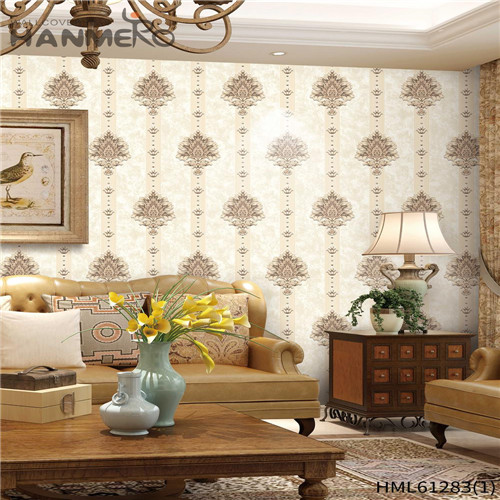 HANMERO buy wallpaper Scrubbable Geometric Flocking Classic Theatres 0.53*10M PVC