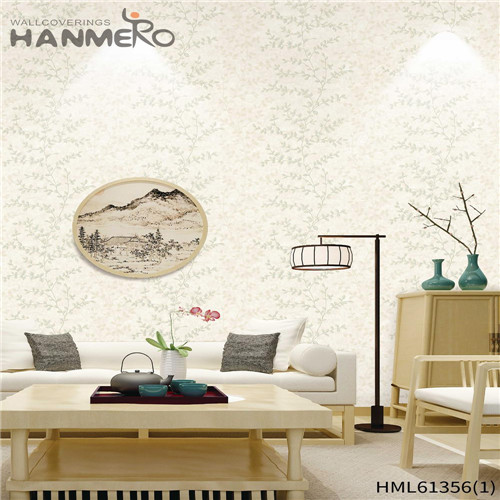 HANMERO PVC 0.53*10M Geometric Flocking Classic Theatres Scrubbable black modern wallpaper