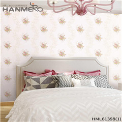 HANMERO PVC Top Grade Flowers modern wallpaper home Modern Home 0.53*10M Technology
