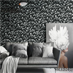 HANMERO PVC 0.53*10M Stone Deep Embossed Chinese Style Saloon Photo Quality wallpaper photos