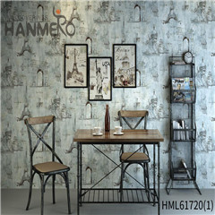 HANMERO PVC Durable Geometric Technology wallpaper kitchen Theatres 0.53*10M Rustic