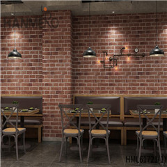 HANMERO PVC Durable Geometric Technology Rustic wallpaper for house 0.53*10M Theatres