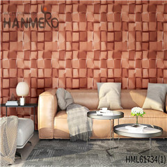 HANMERO PVC Durable Theatres Technology Rustic Geometric 0.53*10M decorative wall paper