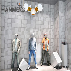 HANMERO PVC Durable Geometric Technology Theatres Rustic 0.53*10M wallpaper room design