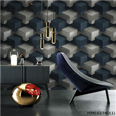 HANMERO PVC Durable Geometric Rustic Technology Theatres 0.53*10M designer bedroom wallpaper