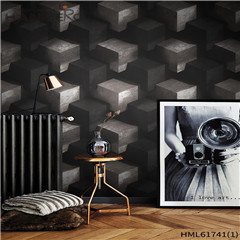 HANMERO Technology Durable Geometric PVC Rustic Theatres 0.53*10M where to buy temporary wallpaper