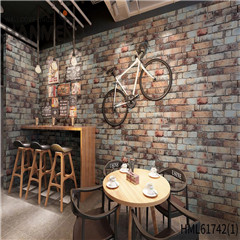 HANMERO PVC Technology Geometric Durable Rustic Theatres 0.53*10M wallpaper for interior