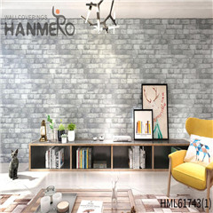 HANMERO PVC Durable Technology Geometric Rustic Theatres 0.53*10M contemporary wallpaper for home