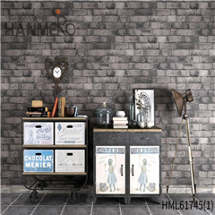 HANMERO PVC Geometric Durable Technology Rustic Theatres 0.53*10M wallpaper room decor