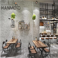 HANMERO wallpaper of rooms decoration Durable Geometric Technology Rustic Theatres 0.53*10M PVC