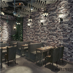 HANMERO contemporary black wallpaper Durable Geometric Technology Rustic Theatres 0.53*10M PVC