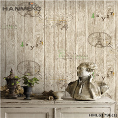 HANMERO PVC wall wallpaper Landscape Flocking European Restaurants 0.53*10M Decor