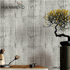 HANMERO PVC Decor Landscape Flocking European 0.53*10M Restaurants wallpaper for room