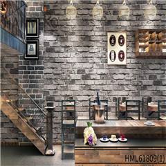 HANMERO PVC Restaurants Landscape Flocking European Decor 0.53*10M designer wallpaper for walls