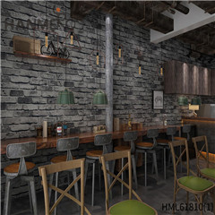 HANMERO PVC Decor Restaurants Flocking European Landscape 0.53*10M unique wallpaper for home