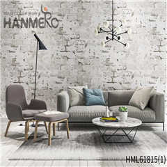 HANMERO PVC Decor European Flocking Landscape Restaurants 0.53*10M wallpaper for walls buy online