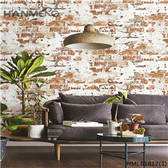 HANMERO Flocking Decor Landscape PVC European Restaurants 0.53*10M wallpaper for office walls