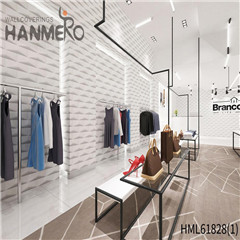 HANMERO Decor 0.53*10M wallpaper books Flocking European Restaurants PVC Landscape