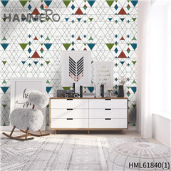 HANMERO Decor PVC Landscape Flocking Restaurants 0.53*10M nice wallpaper for home European